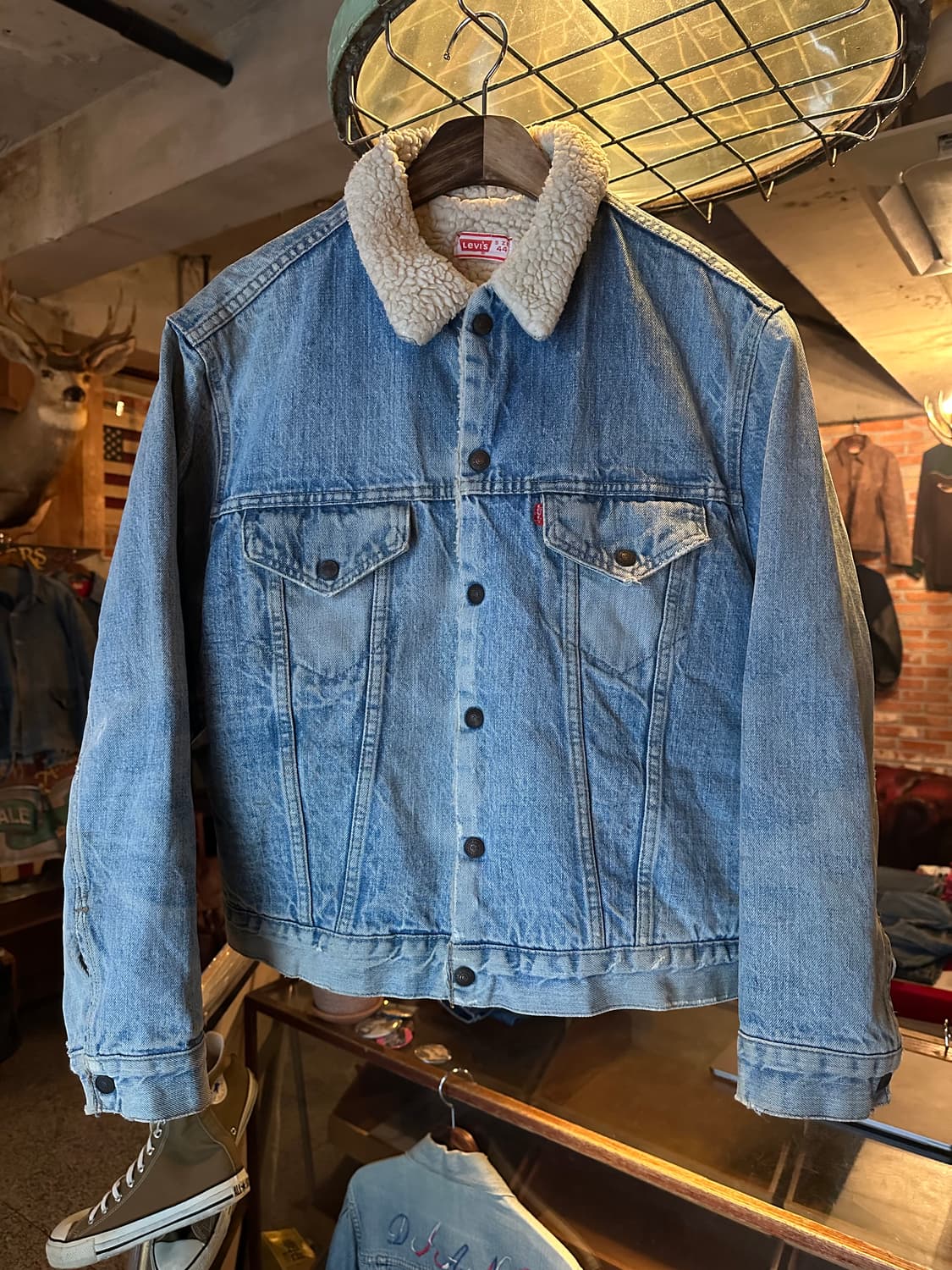 70s USA 빈티지 리바이스 3세대 셰르파 데님 자켓 상품이미지2