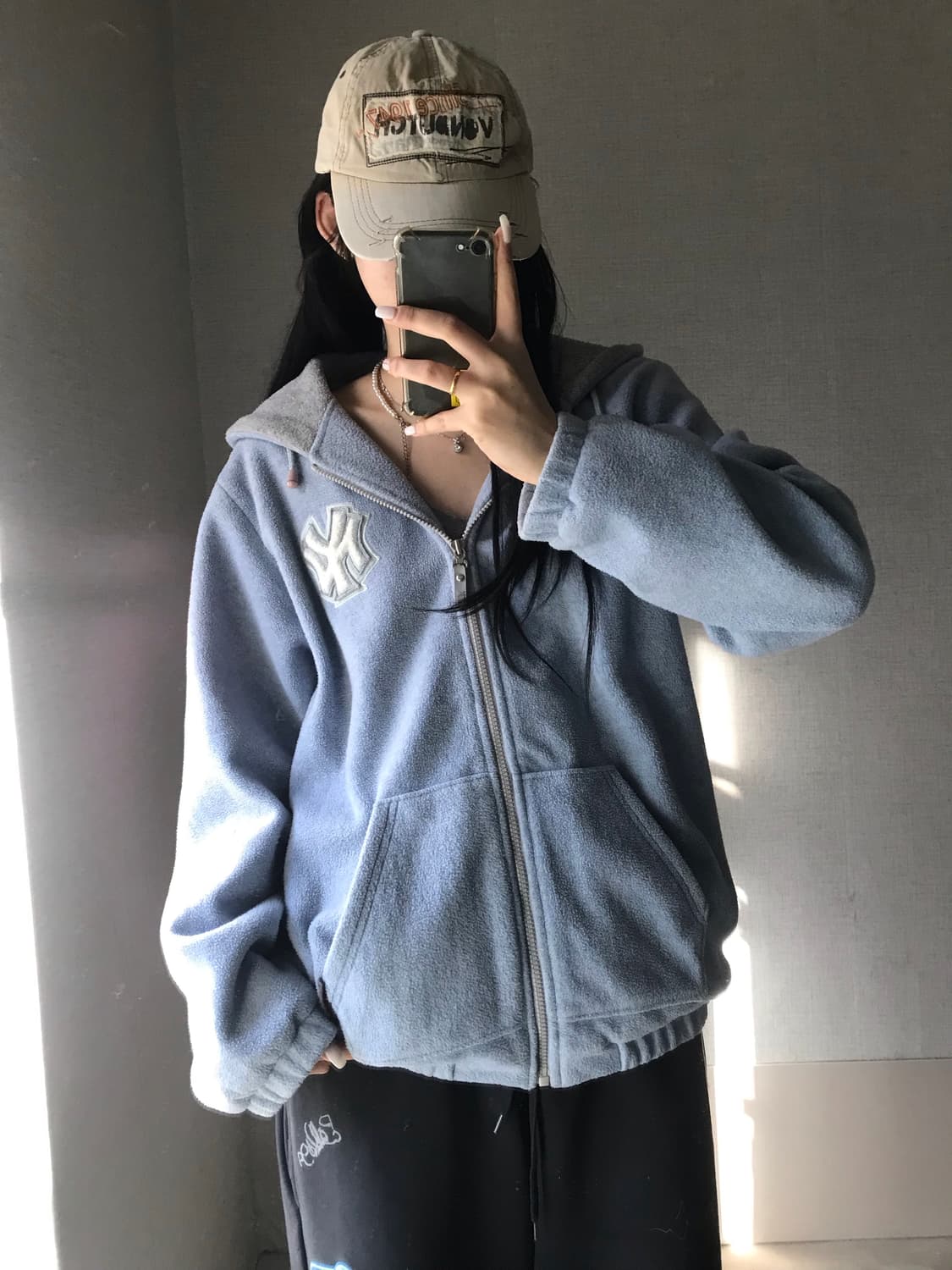 WWS 연하늘 후리스 상품이미지5