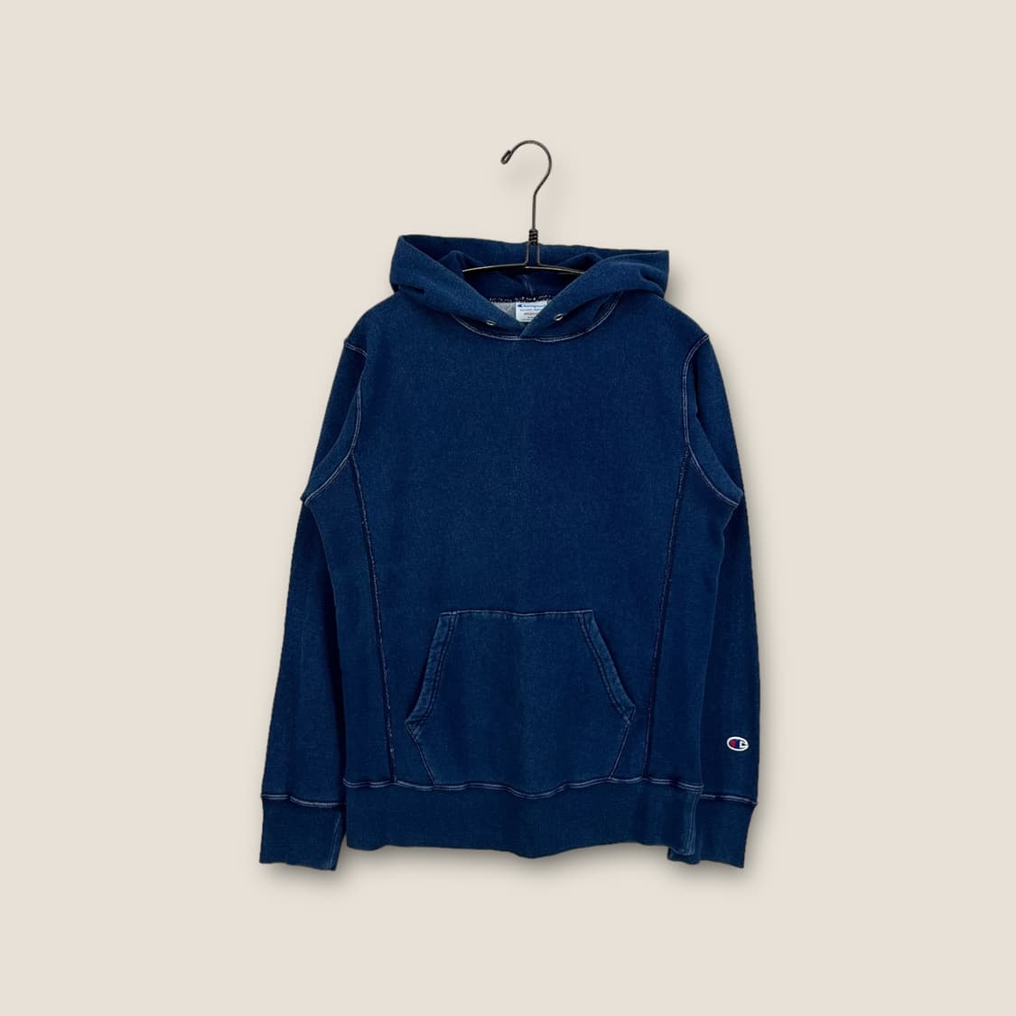 챔피온 리버스위브 로고 후드티 상품이미지1