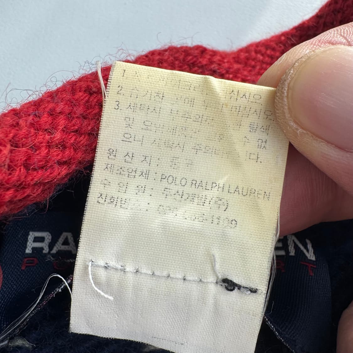 폴로 숄더버튼 니트  상품이미지7