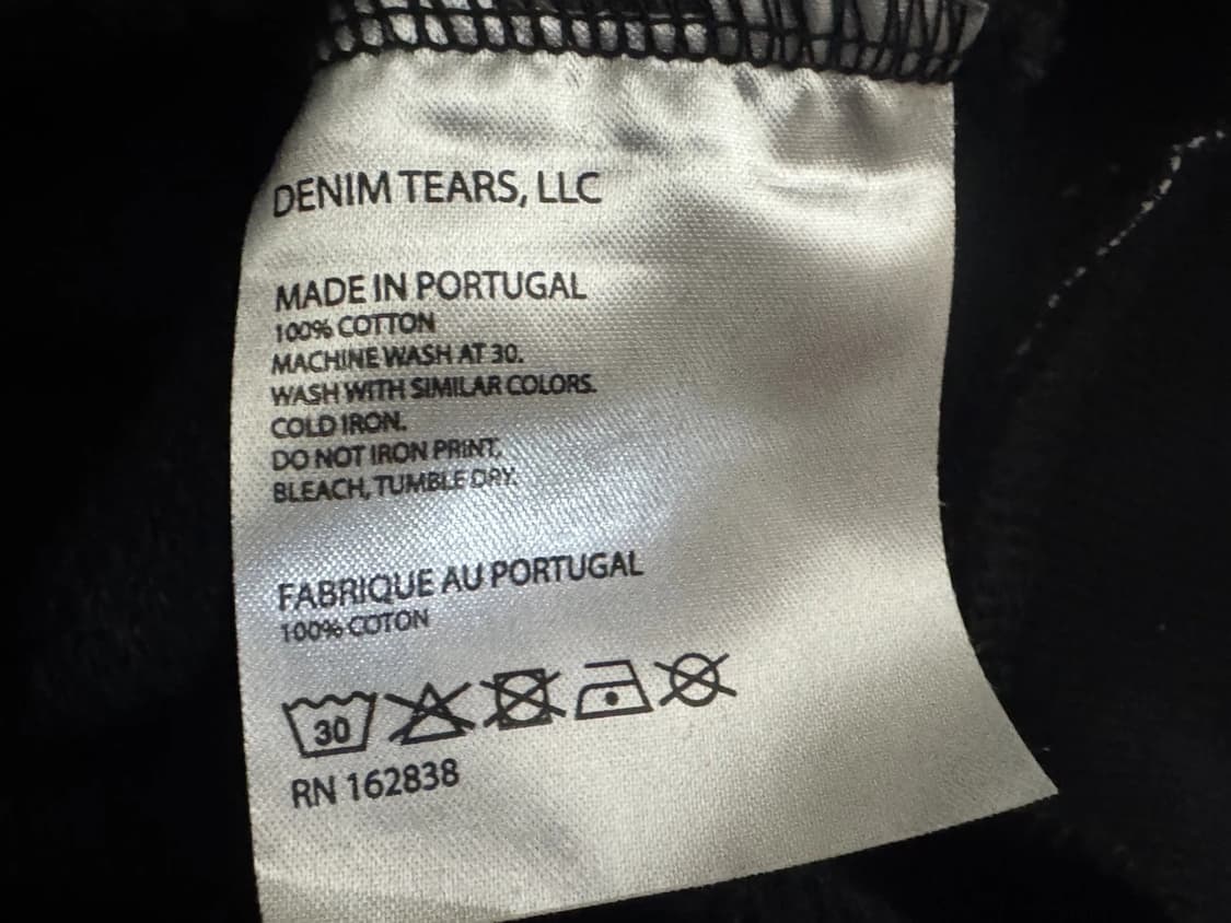 데님 티어스 더 코튼 리쓰 후드티 블랙 상품이미지3