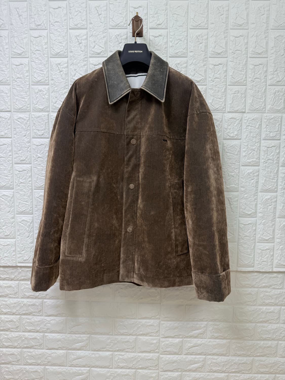 (24ss새상품) 우영미 카멜 레더 카라 자켓 (48) 상품이미지1