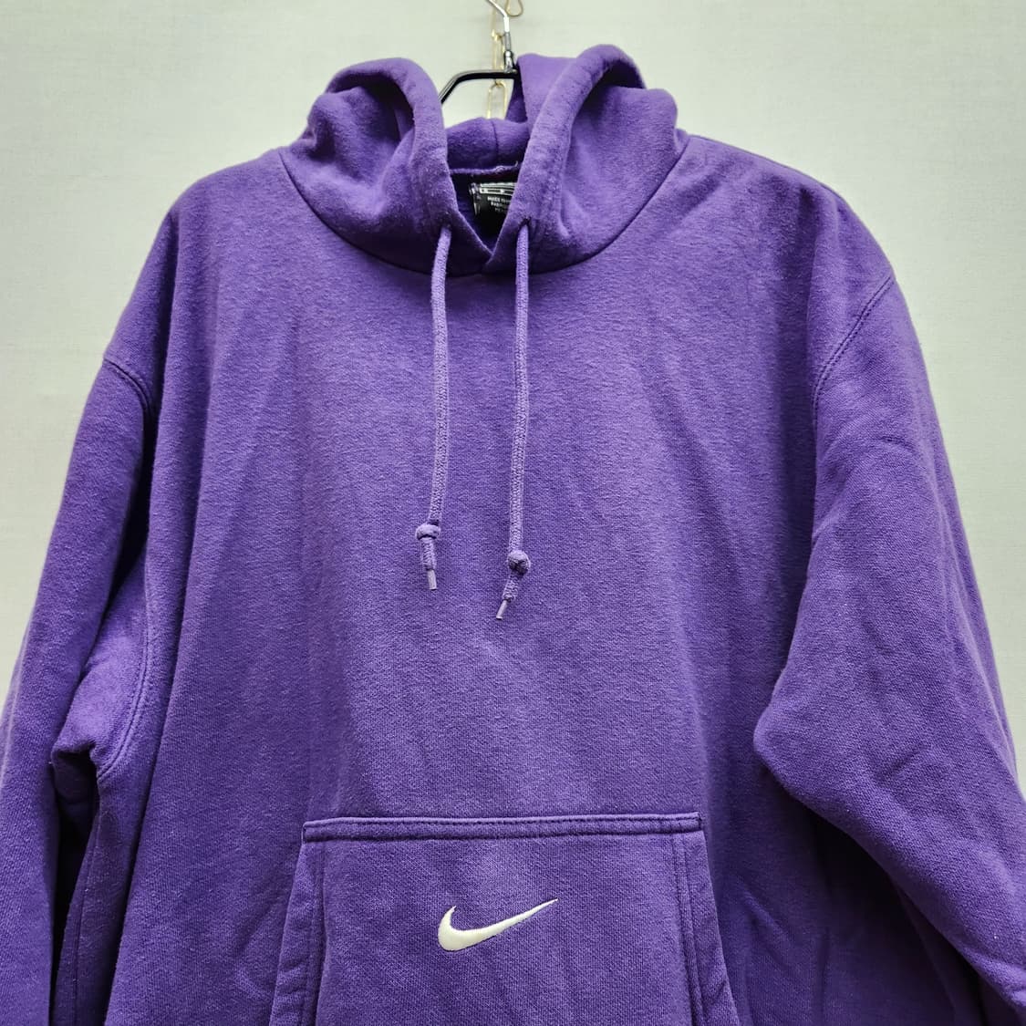 90's 나이키 센터스우시 퍼플 후드티 S(XL) 남여공용 상품이미지2