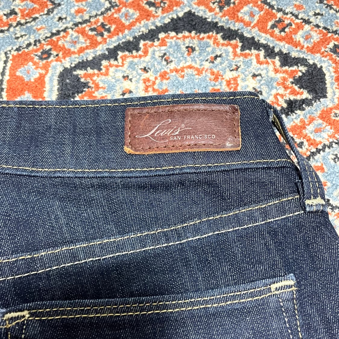 리바이스 생지 비즈 골반스키니팬츠 여성26 상품이미지8