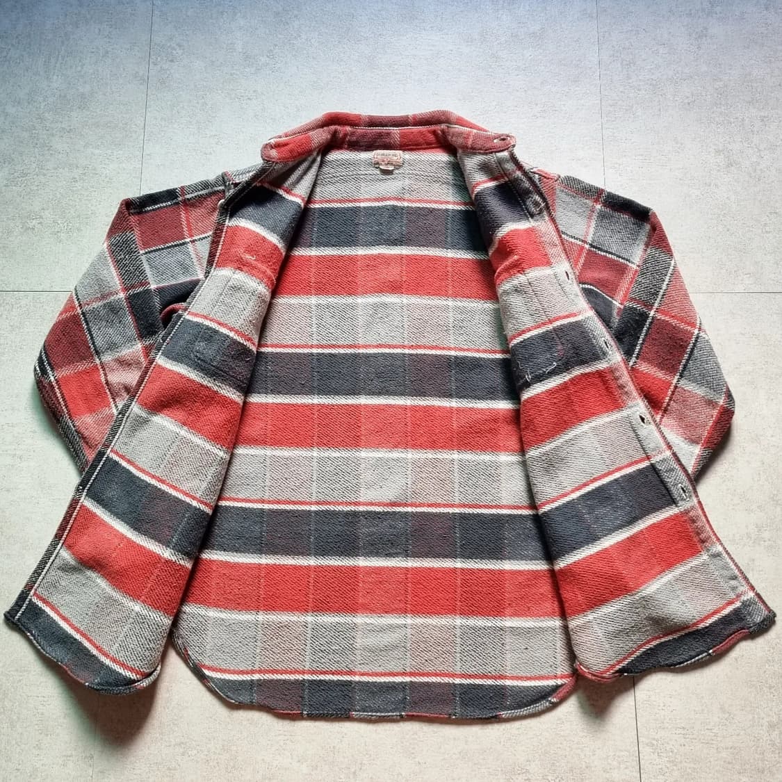 더블웍스 (by Ware House) 헤비코튼 플란넬 셔츠 38sz 상품이미지4