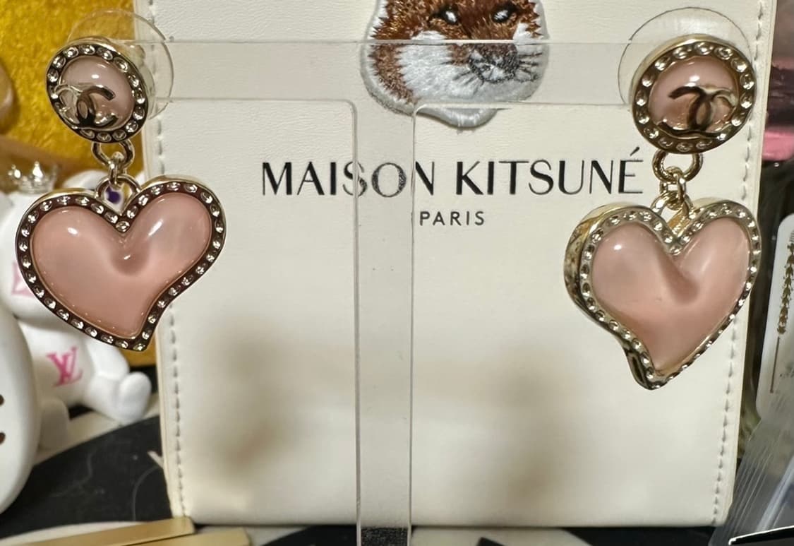 샤넬 하트 귀걸이 상품이미지3