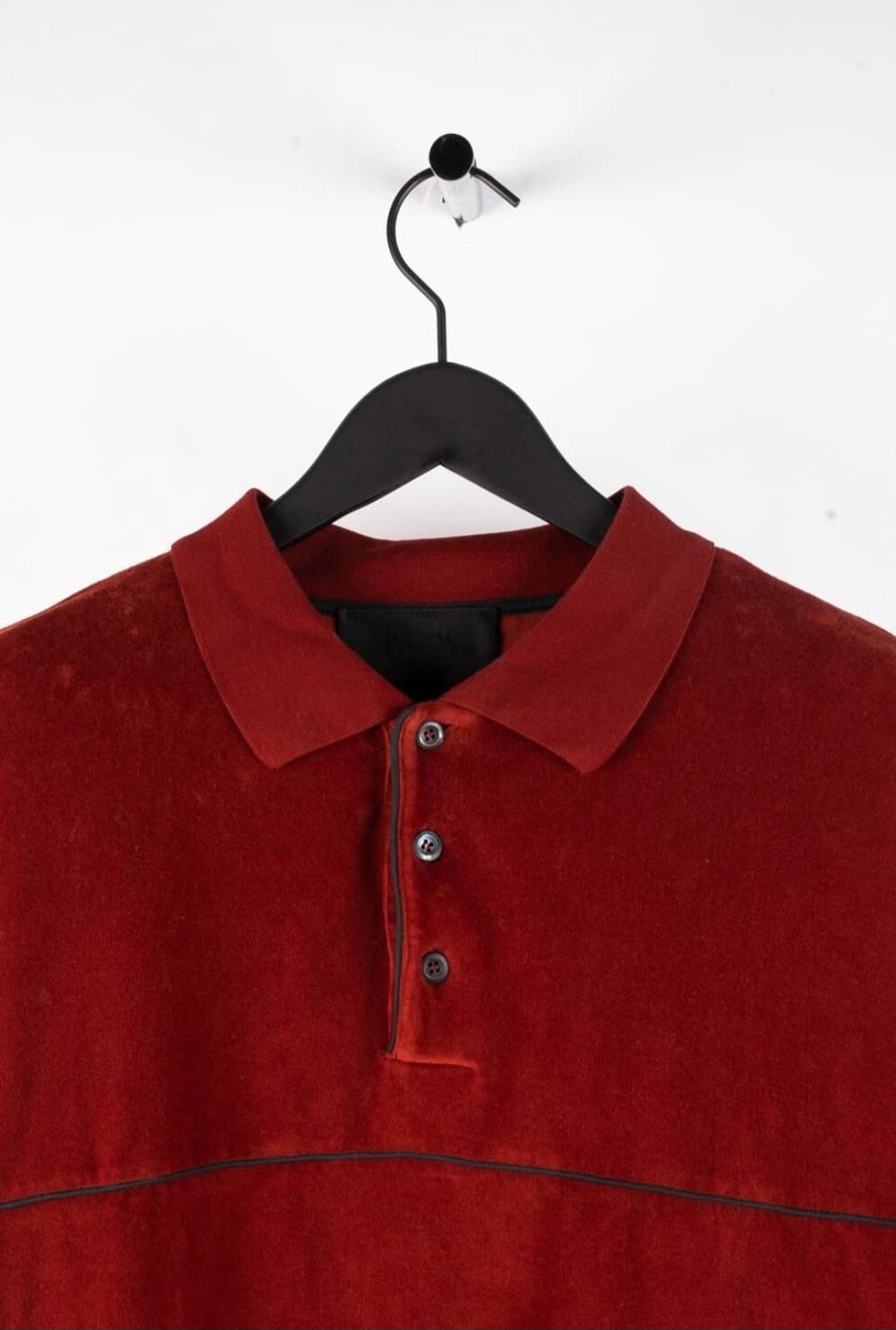 Prada 벨벳 폴로 롱슬리브 상품이미지2