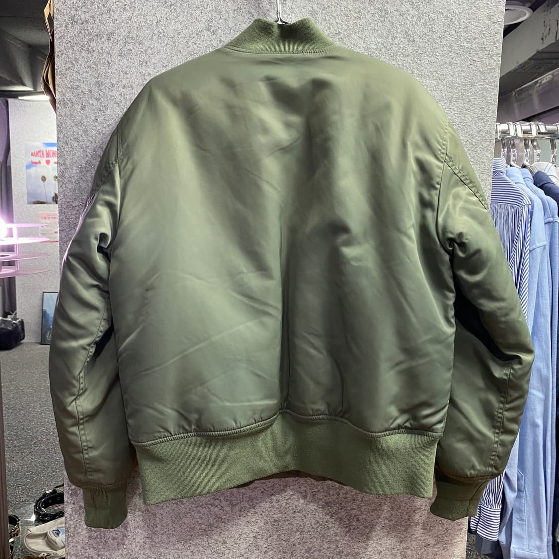 메데코 밀리터리 멀티 패치 MA-1 항공 점퍼 자켓 B3894 상품이미지6