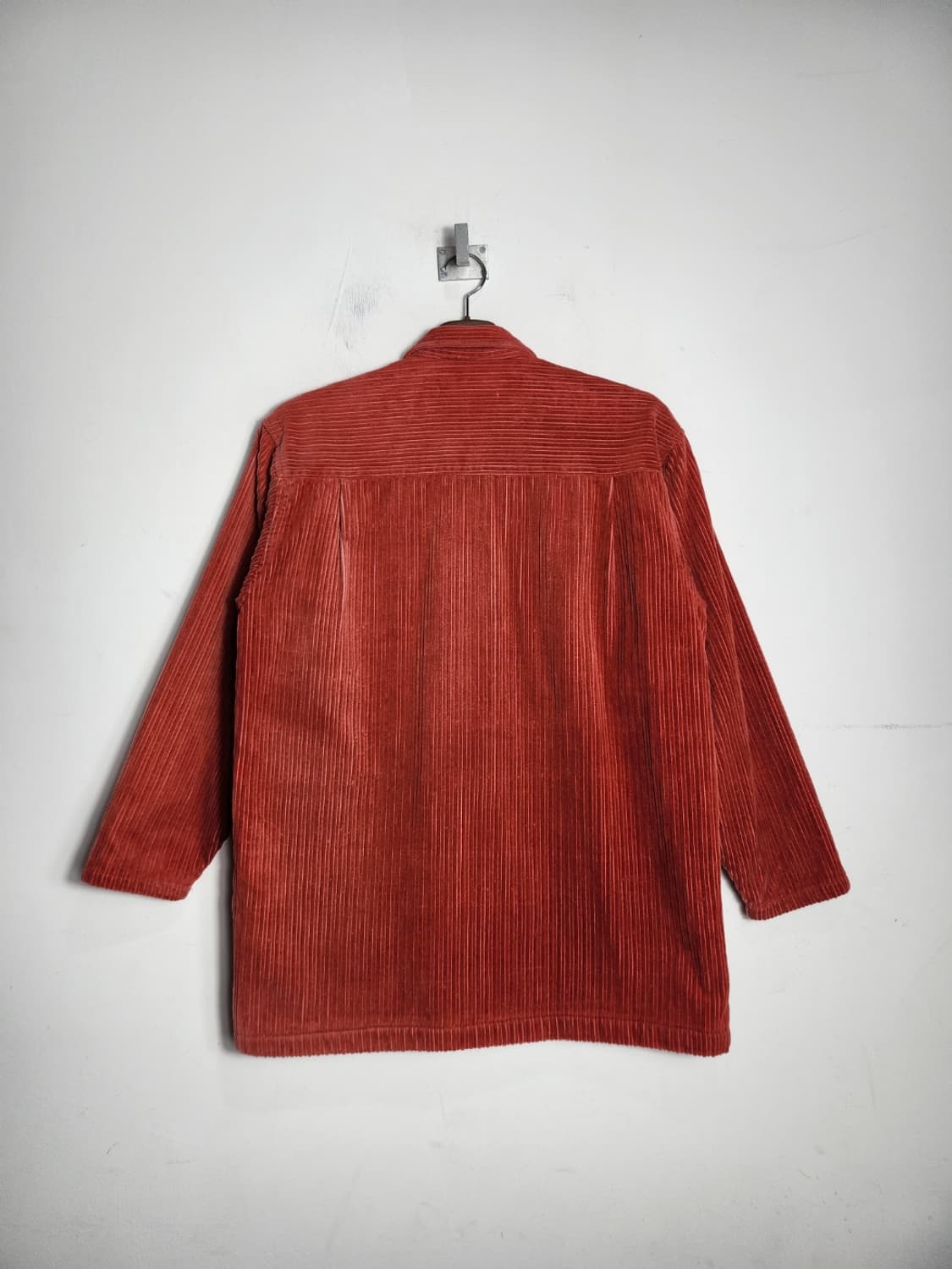 M 칸사이 진스 빈티지 레드 코듀로이 집업 자켓 상품이미지5