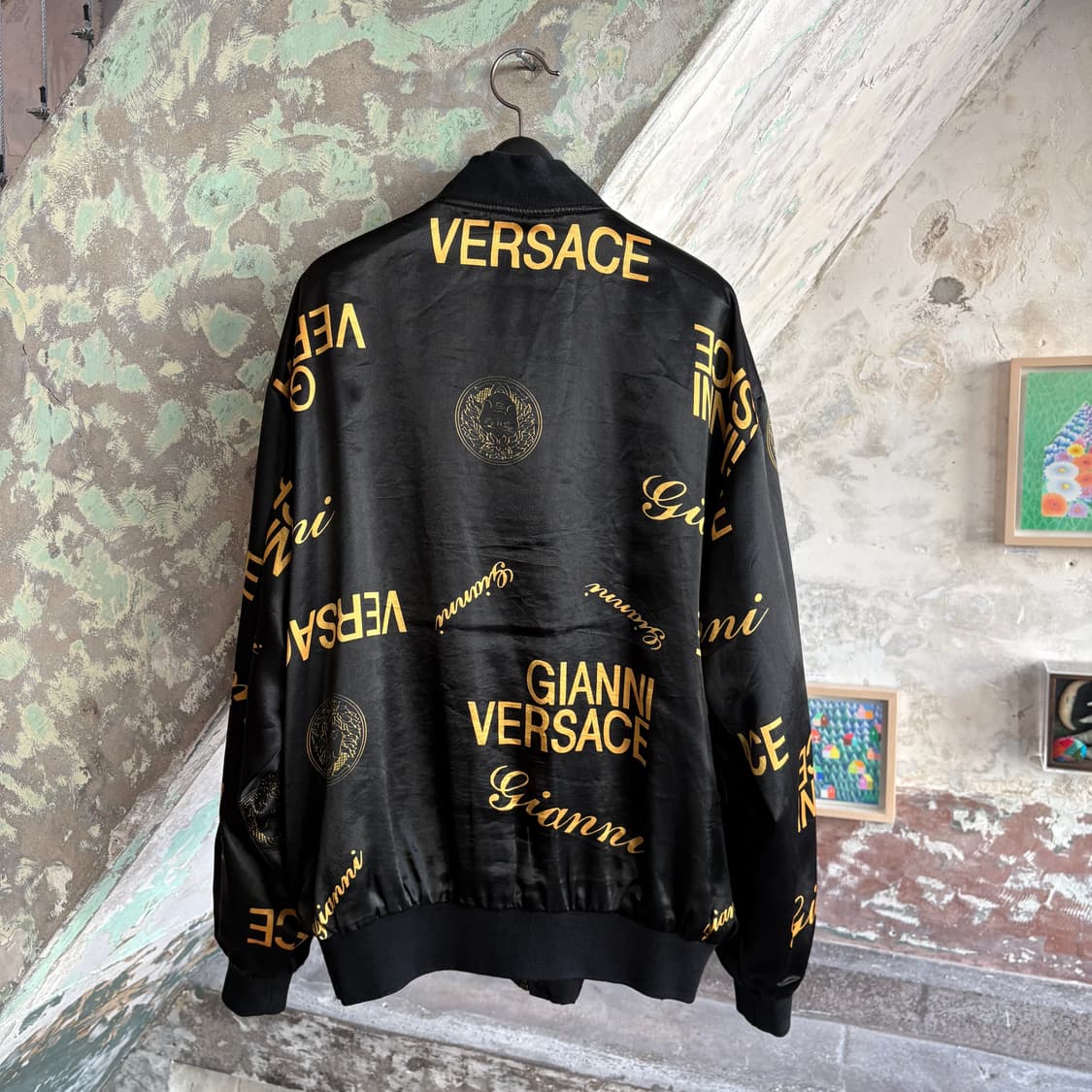 지아니 베르사체 진 꾸띄르 메두사 리버시블 실크 자켓 상품이미지4