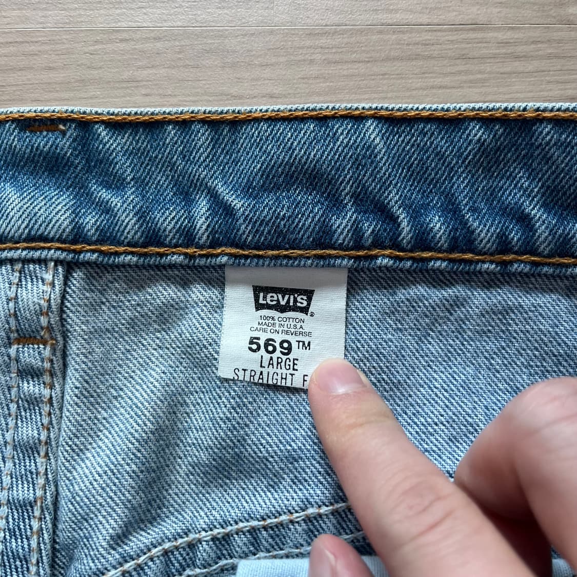 [34X30] 90s 빈티지 리바이스 569 made in usa 상품이미지2