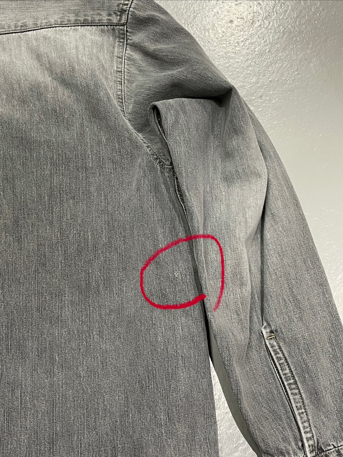 빈티지 흑청 웨스턴 셔츠 상품이미지6