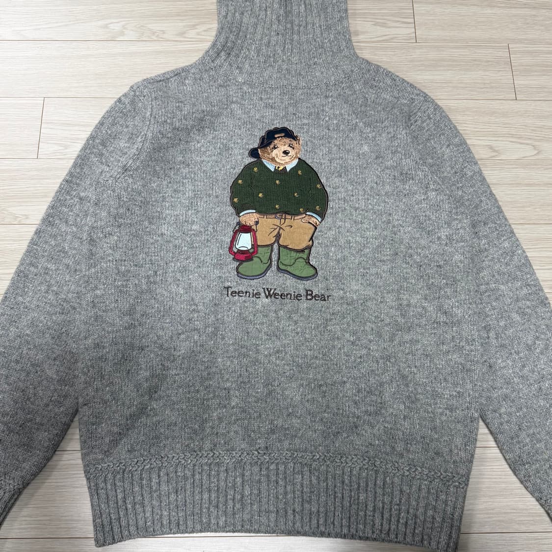 티니위니 그레이 목폴라 니트 m 상품이미지2