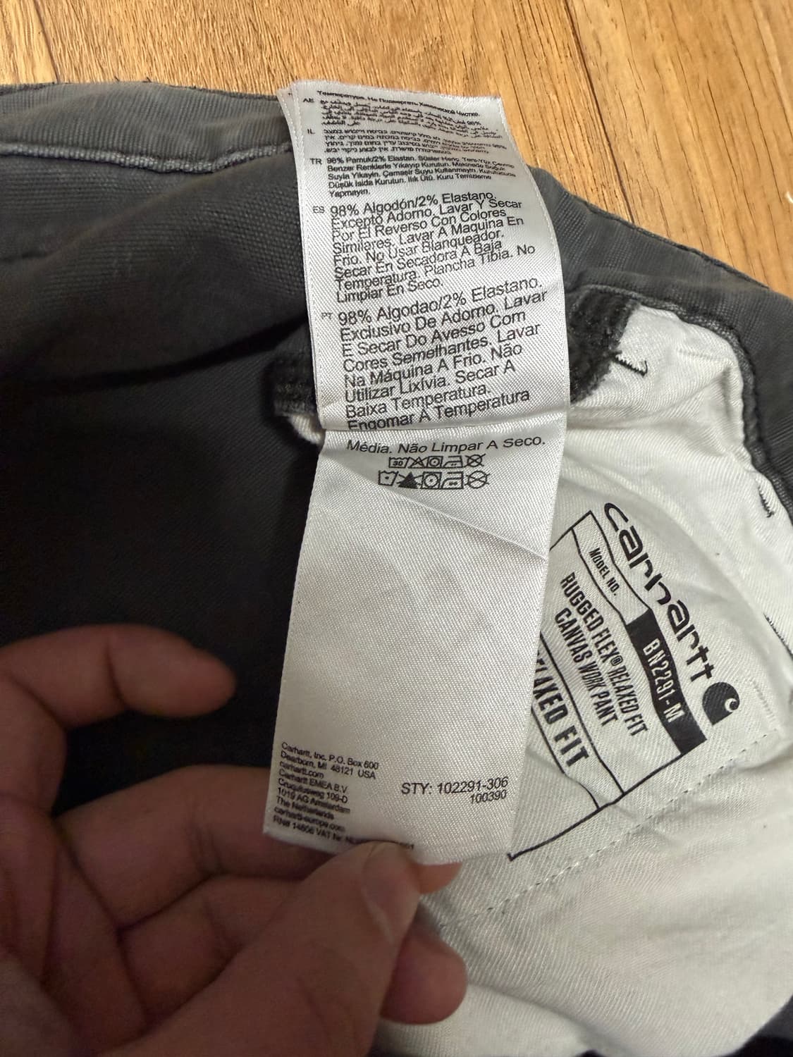38x30 칼하트 러기드 플렉스 팬츠 상품이미지5