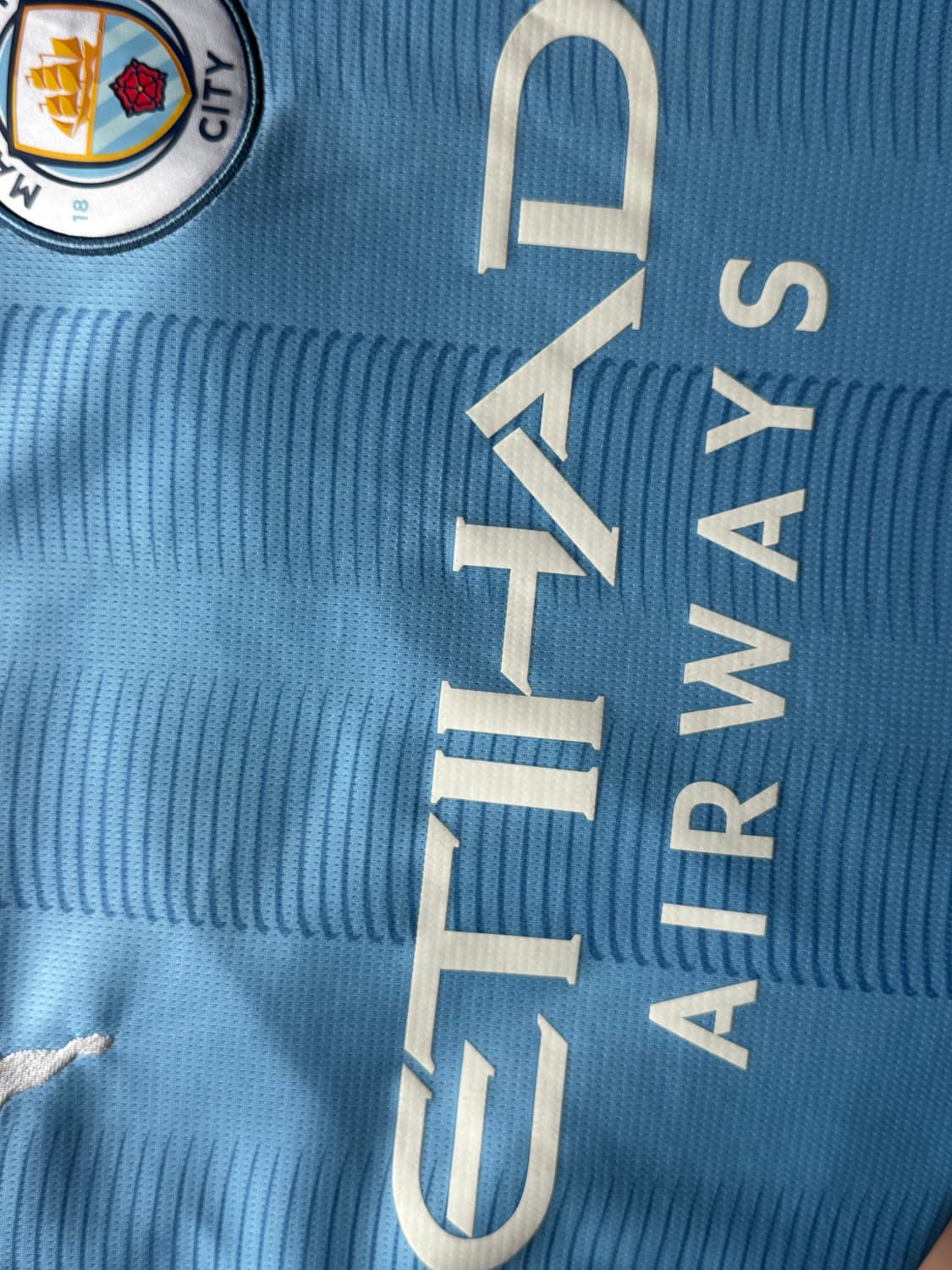 맨시티 23/24 홈 유니폼 XXL 노마킹 상품이미지5