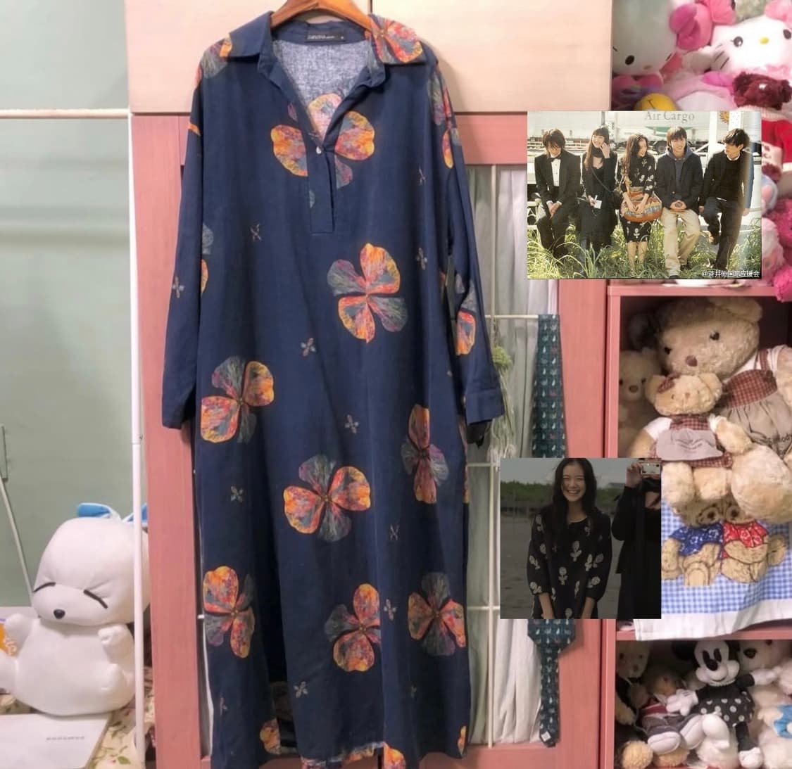 카모메산장 허니와클로버 능소화 아오이유우 원피스 상품이미지1