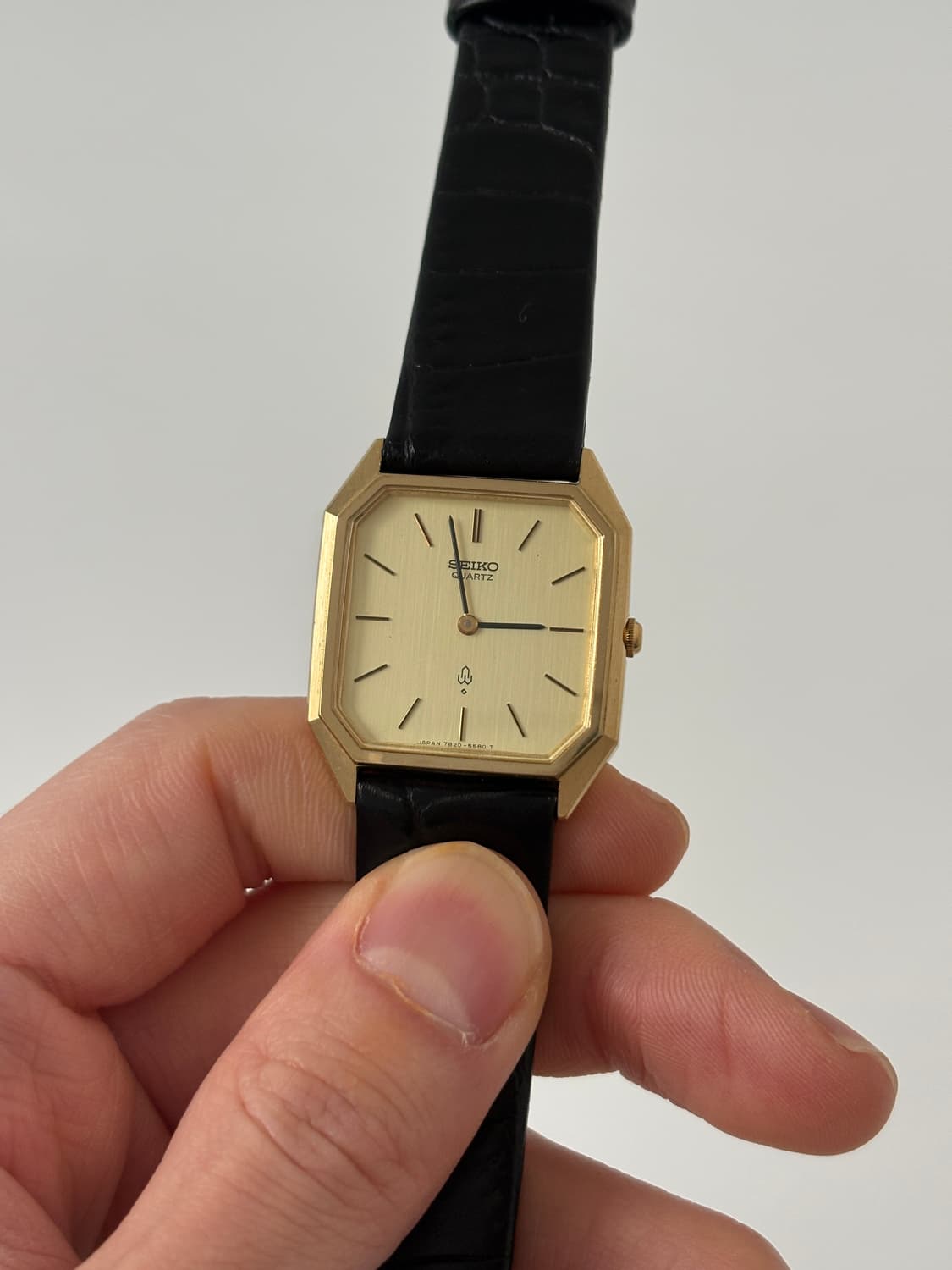 1980s Chariot Gold Octagon Quartz  상품이미지1