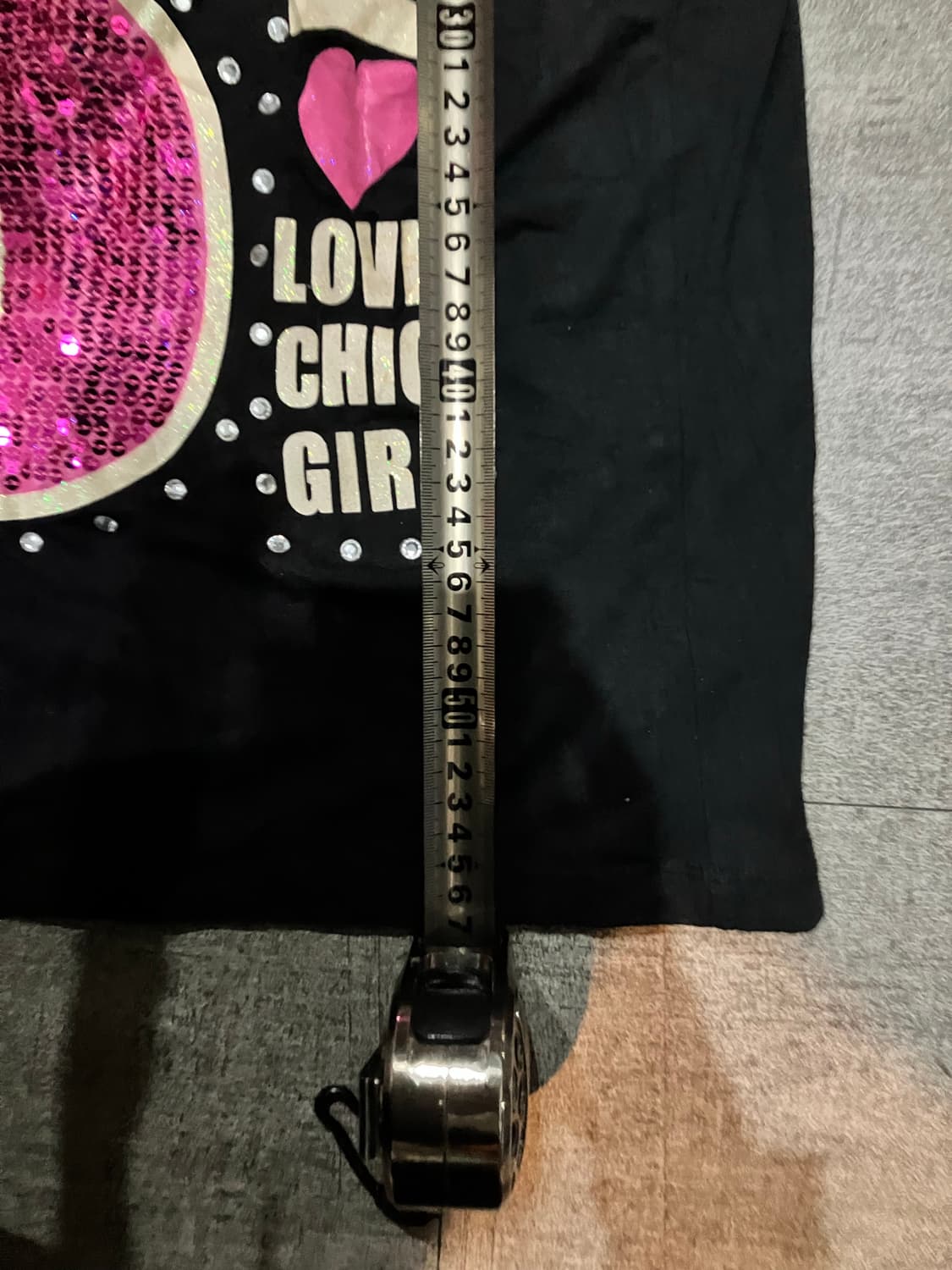 일본빈티지 Jenni 핀터깔y2k 대장 오리엔탈펑크 비즈 반팔티셔츠 검핑 상품이미지3