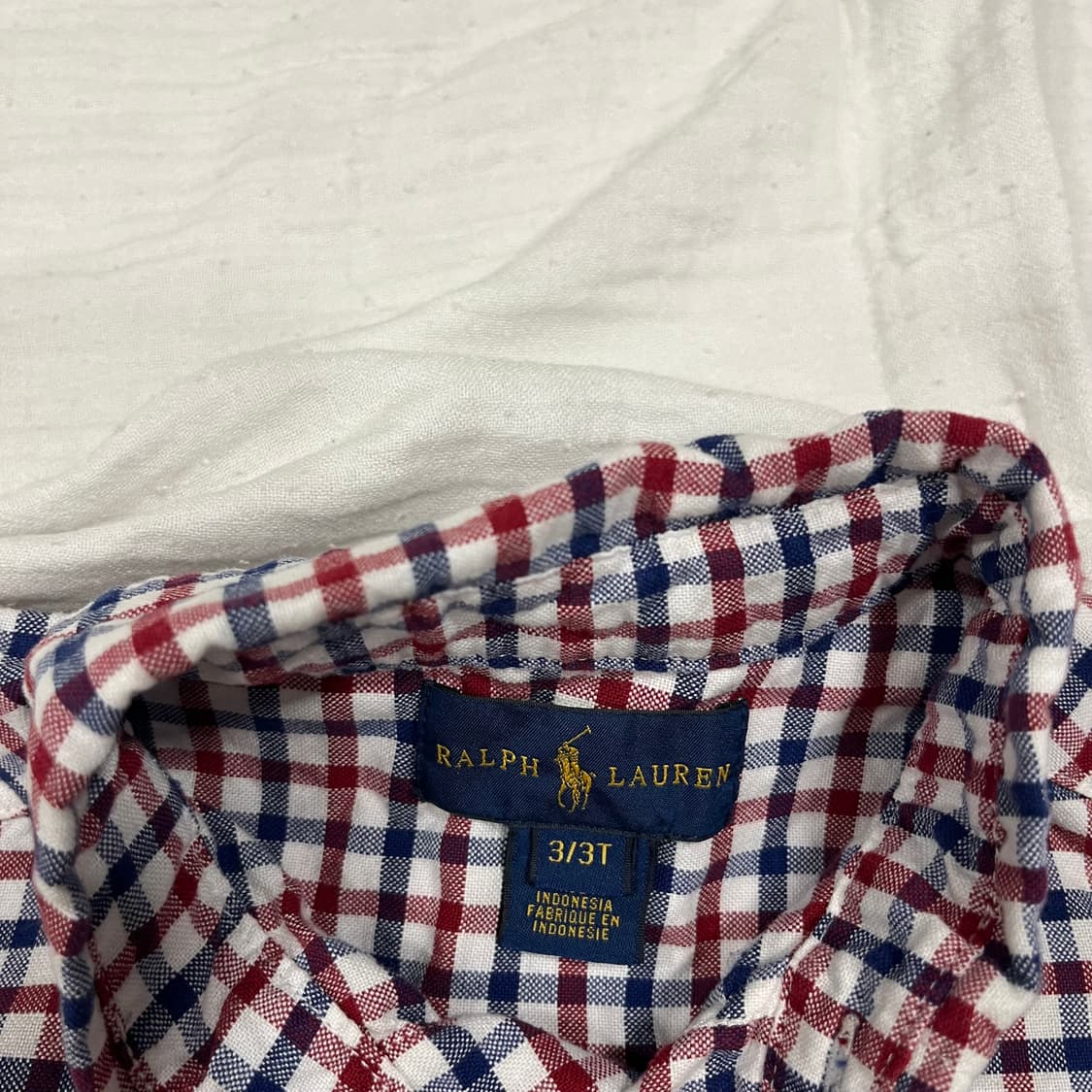 폴로 Ralph Lauren 베이비 클래식 체크 셔츠 3T (100) 상품이미지3