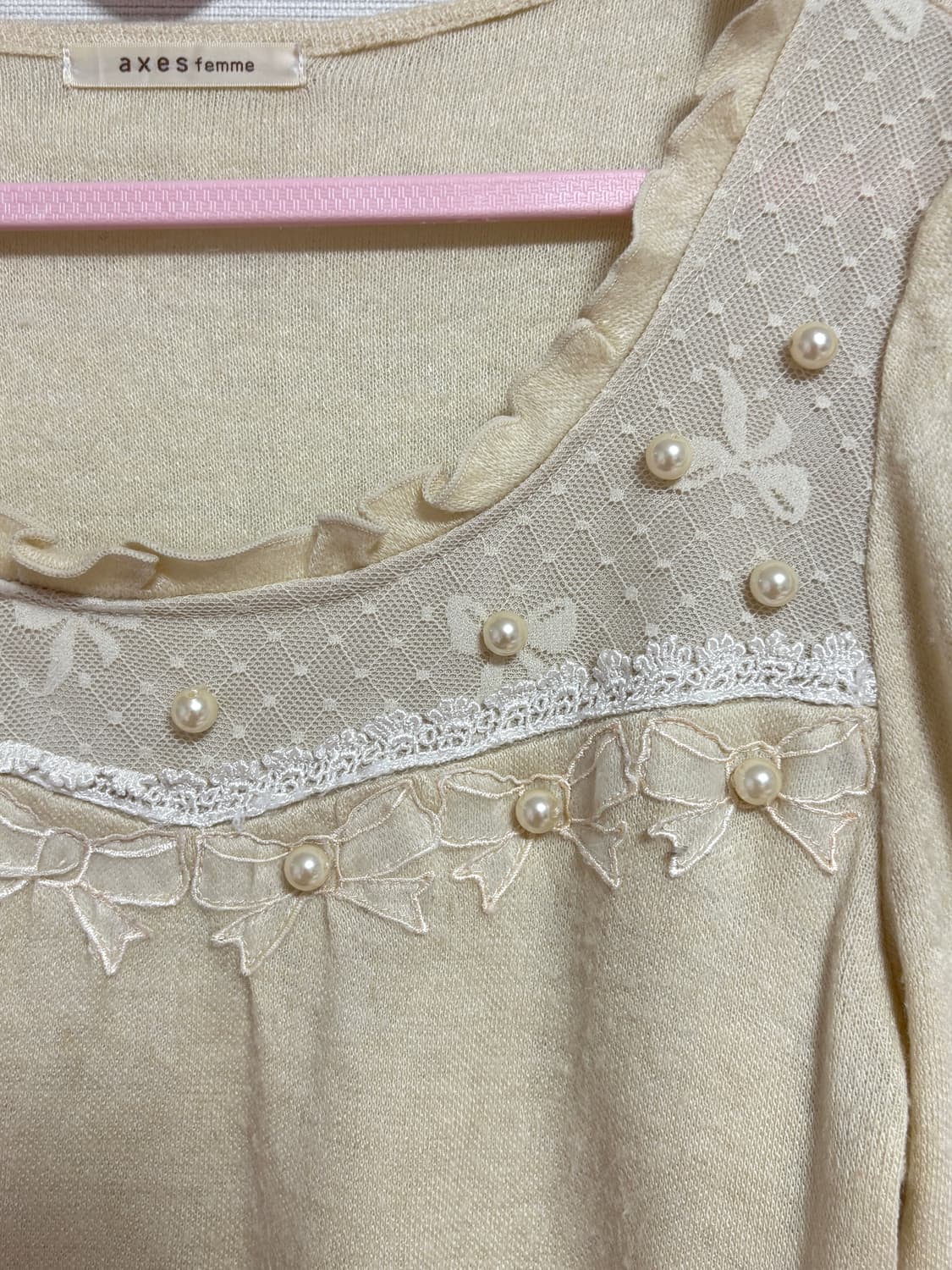 엑시즈팜 라떼갸루 히메갸루 로걀 니트 상품이미지2