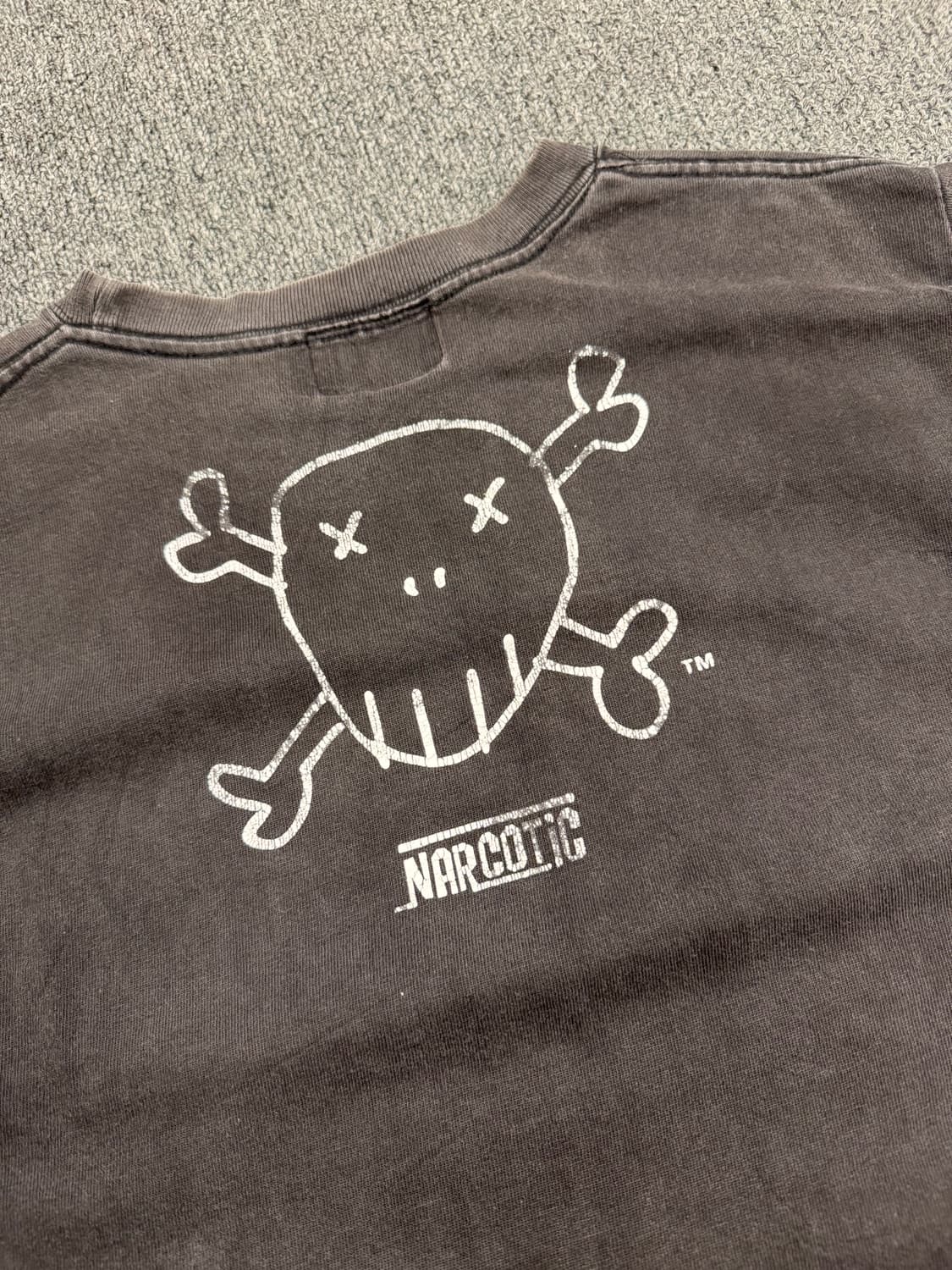 L)Narcotic Gdc 빈티지 로고 프린팅 선 페이드 반팔 티셔츠 상품이미지6