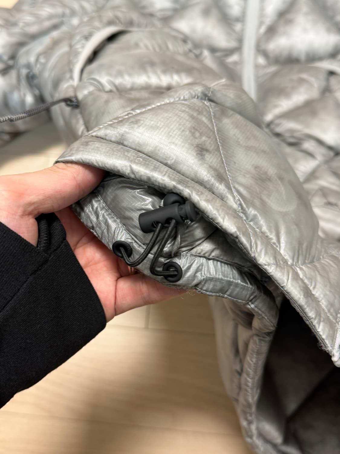 [S] 로아 누나 800 필 파워 후드 다운 자켓 실버 상품이미지5