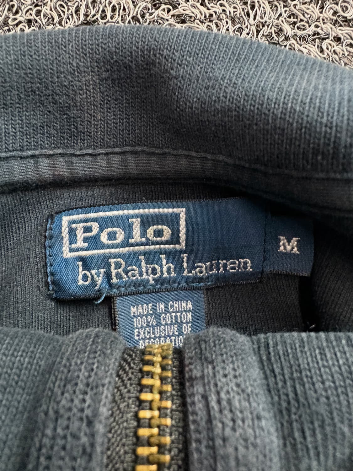 폴로 랄프로렌 블랙 코튼 하프집업 니트 2445 상품이미지4