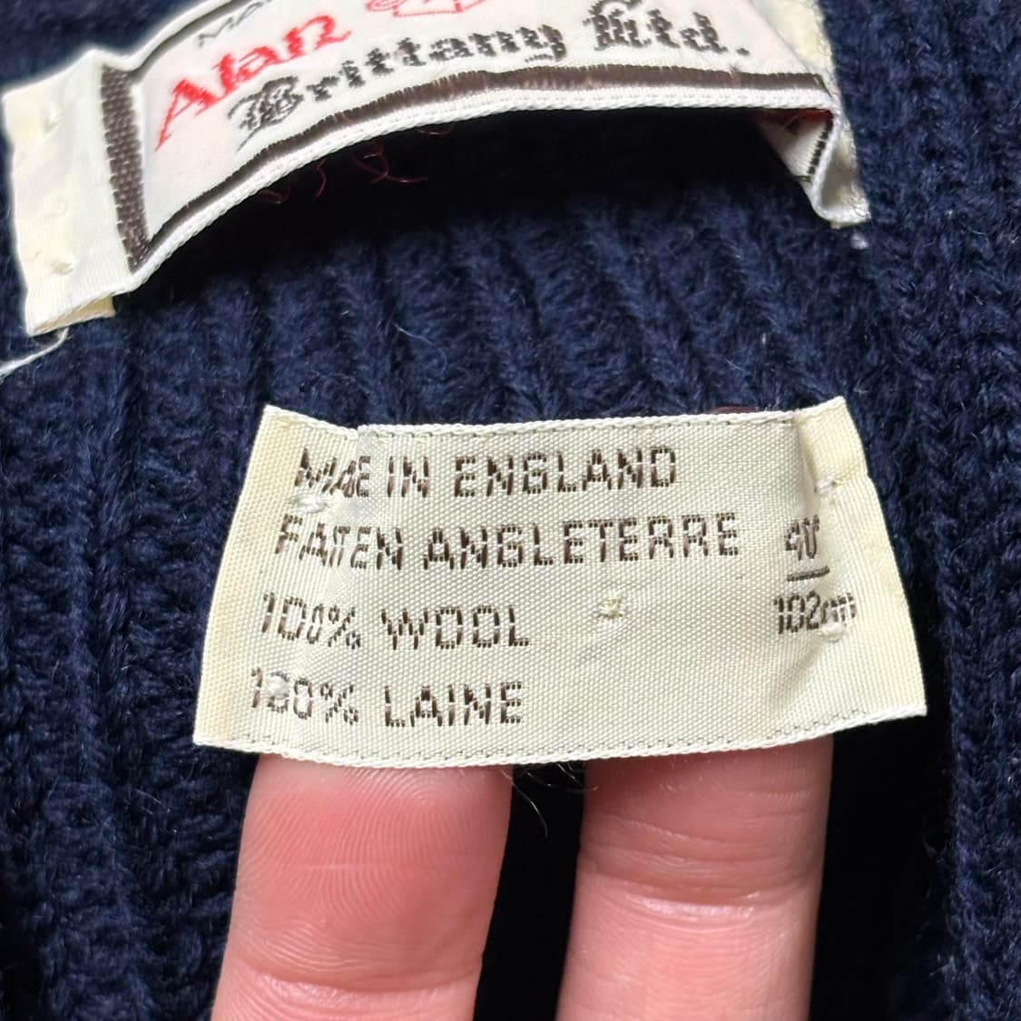 80‘s Alan Paine Sweater Cardigan  상품이미지5