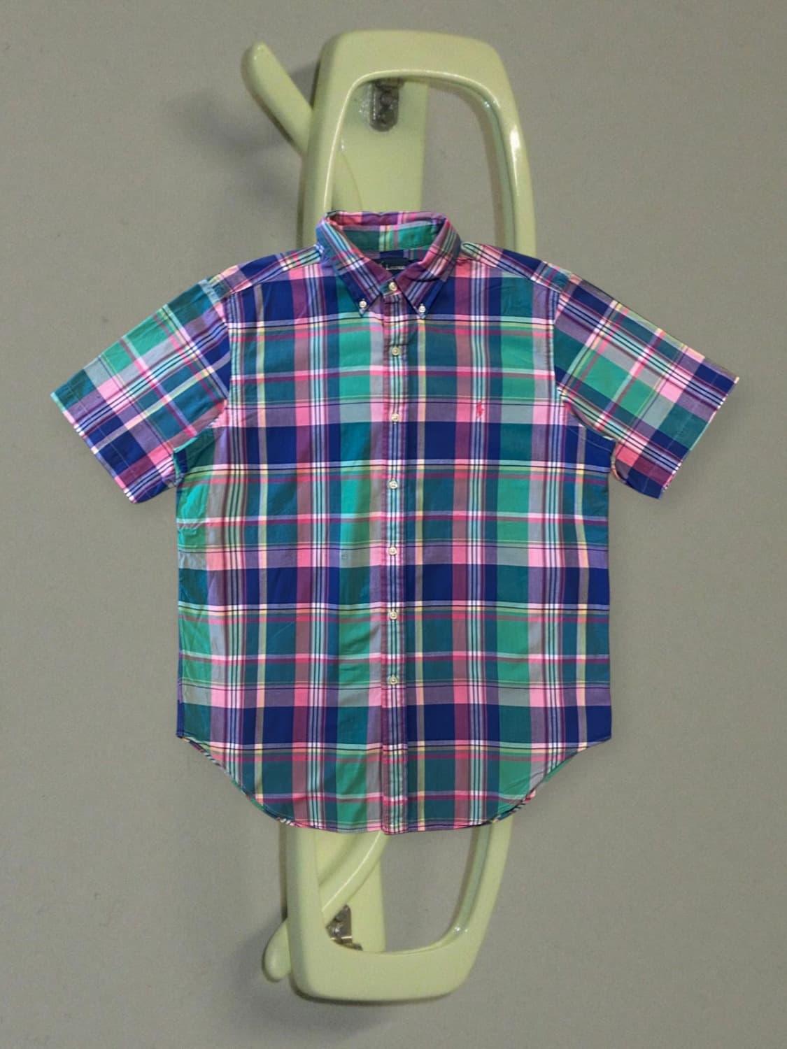 폴로랄프로렌 체크 반팔 셔츠 (Man XL) AA0483 상품이미지1