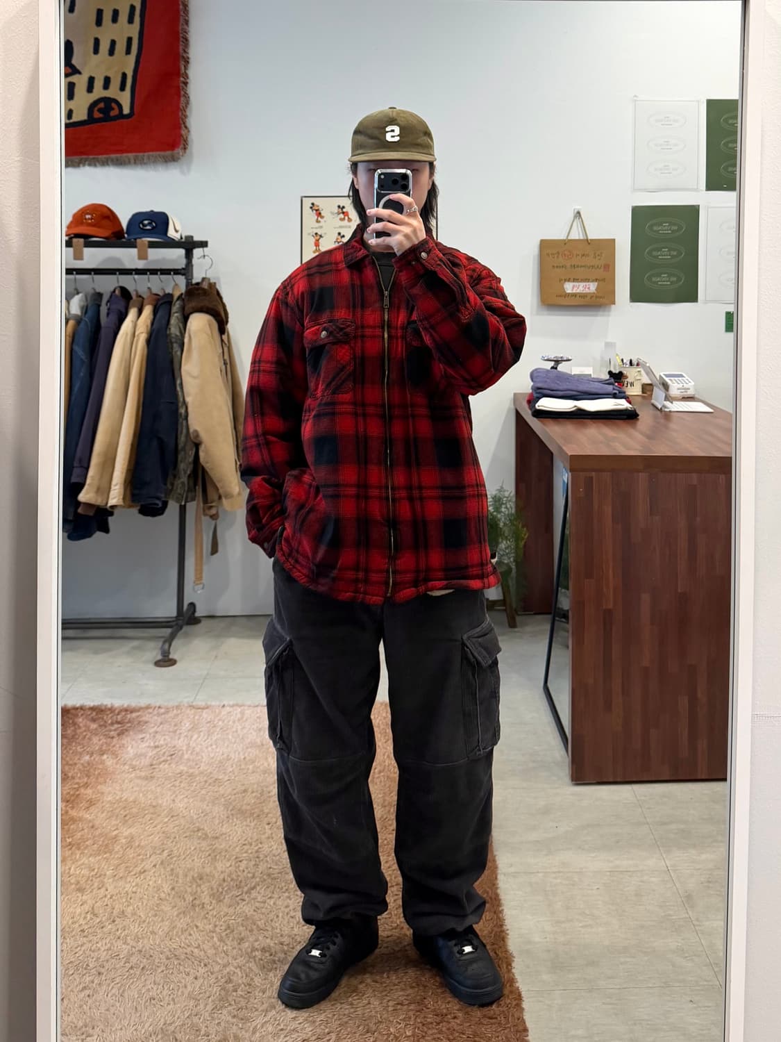 Wolverine 울버린 버팔로 체크 쉐르파 집업 워크 자켓 상품이미지2