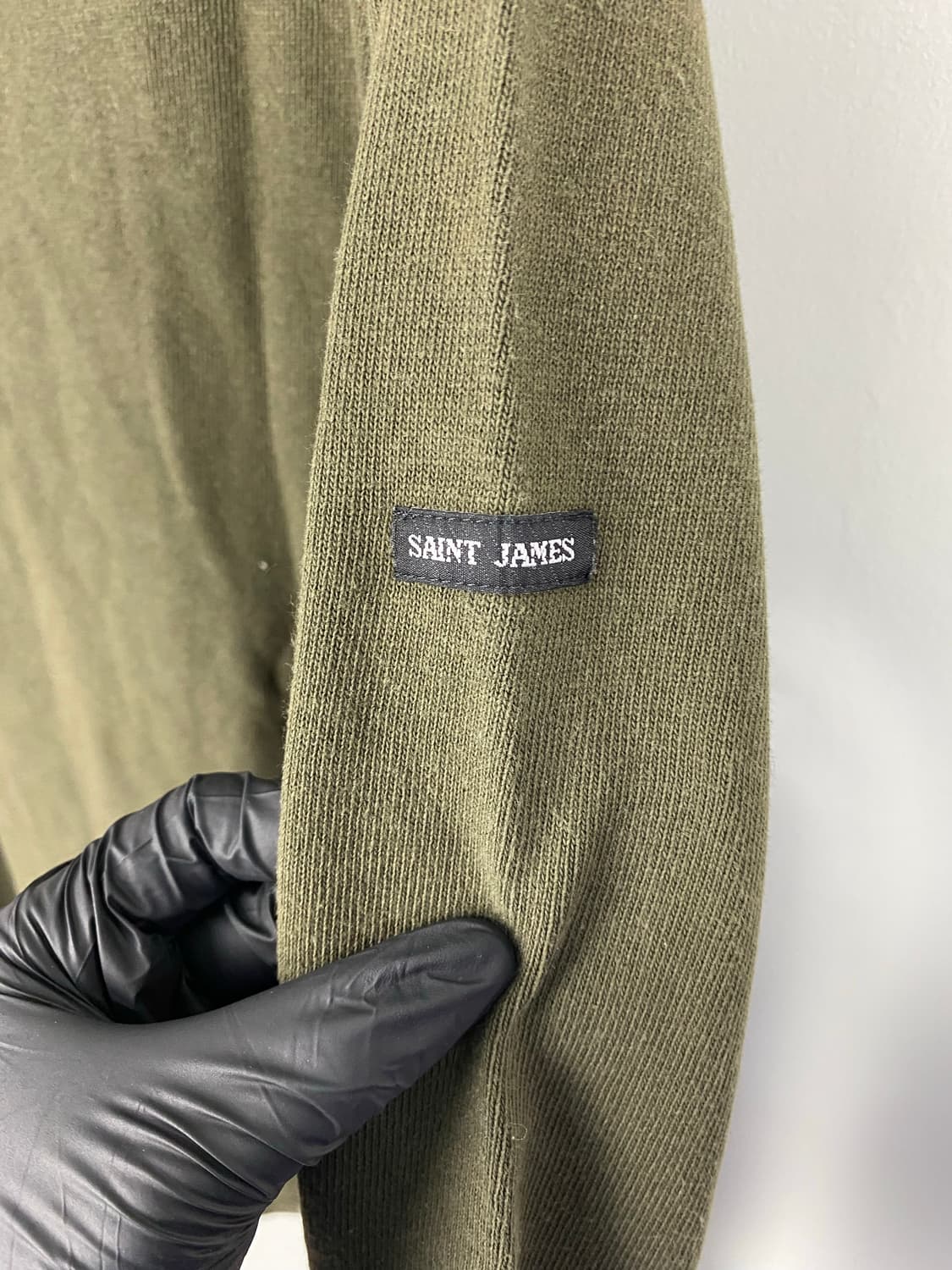 세인트제임스 보트넥 카키 롱슬리브 긴팔티 L 상품이미지3