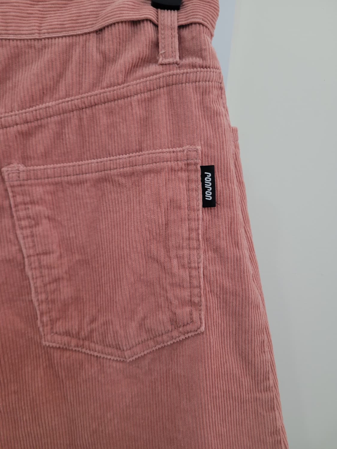 론론 ronron 코듀로이 미니 스커트 핑크 M사이즈 상품이미지5