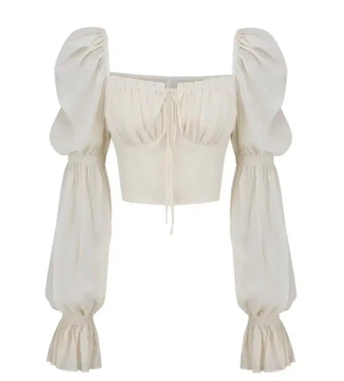 라벨르블랑 르망 크롭 블라우스 M, 하트 스커트 26 셋업 상품이미지4