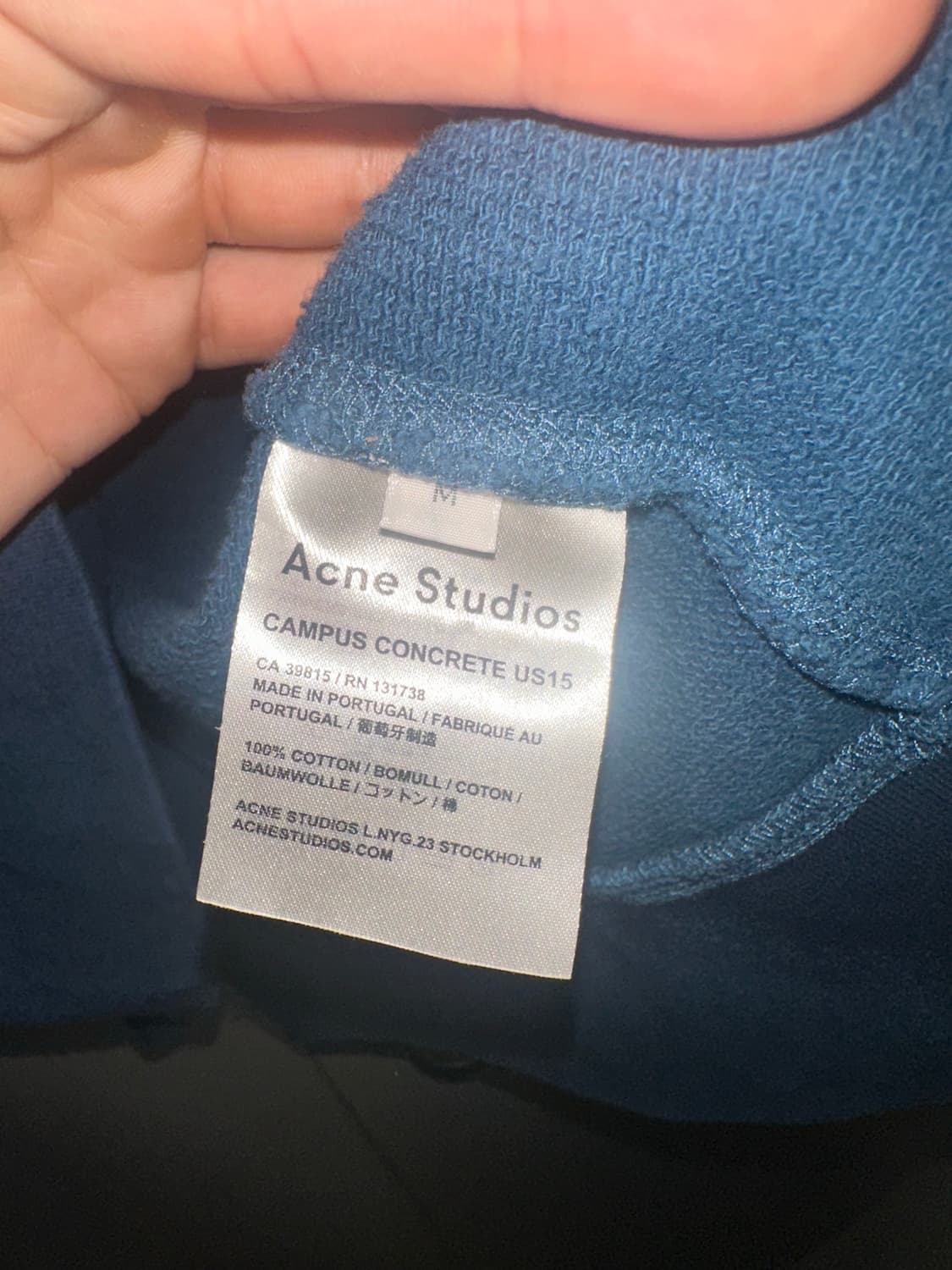 아크네 스튜디오 나염 타이다이 맨투맨 상품이미지4