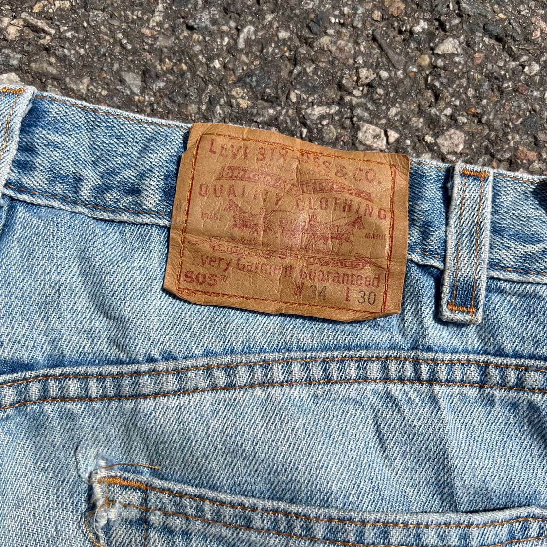 00‘s USA Made 리바이스 505 데님 팬츠 상품이미지7