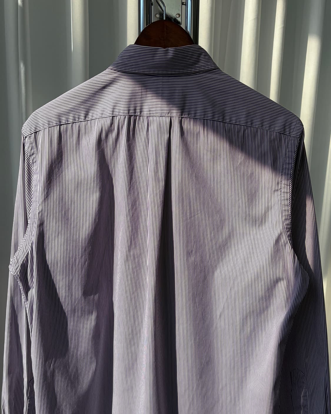 [M]폴로 랄프로렌 클래식핏 스트라이프 포플린 셔츠 퍼플 상품이미지6