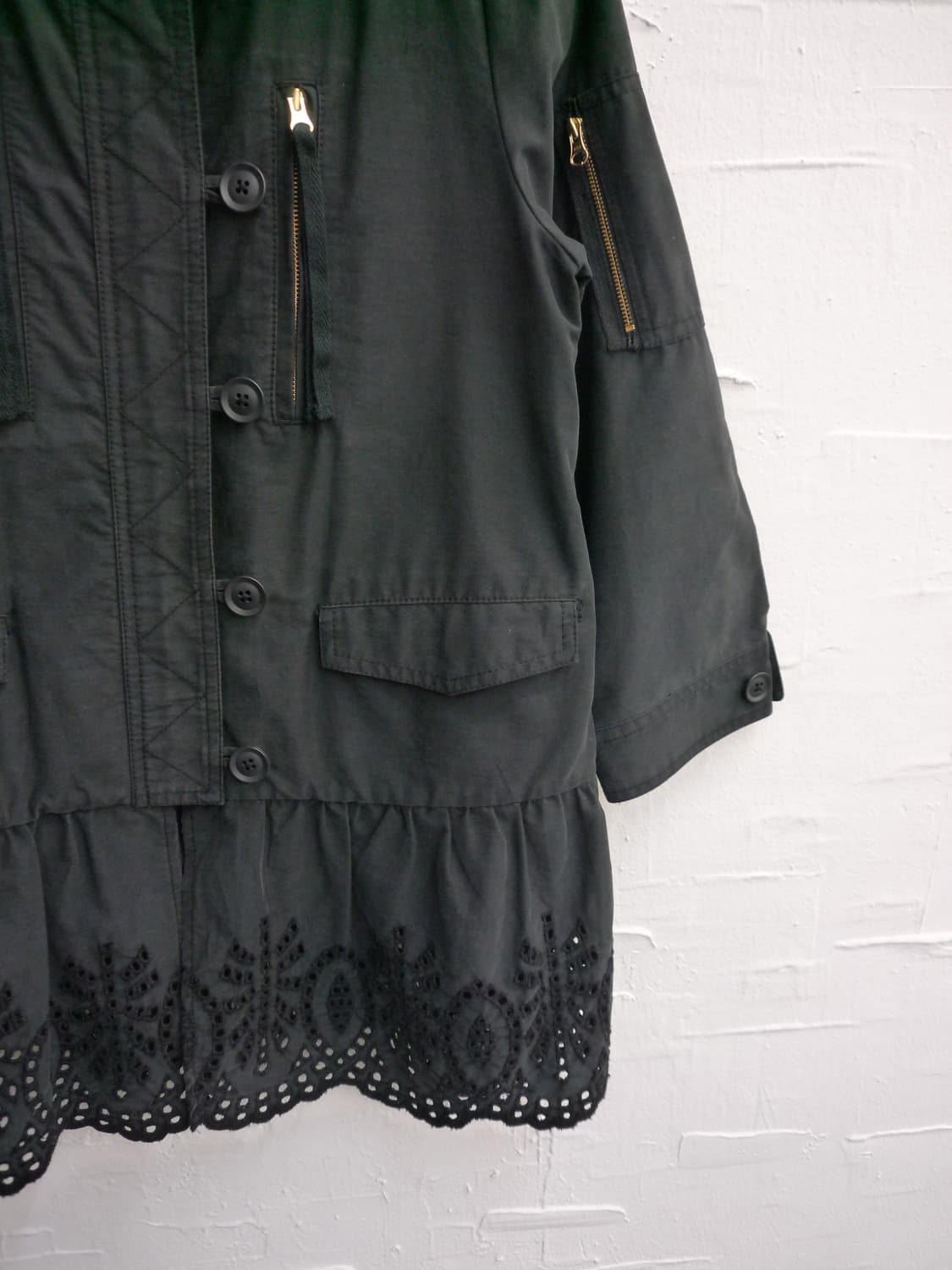 Floral cutout flare jacket 상품이미지4