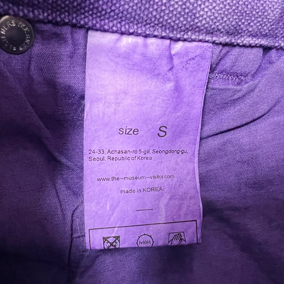 더 뮤지엄 비지터 CAT PRINTED DYEING SHORTS (S) 상품이미지6