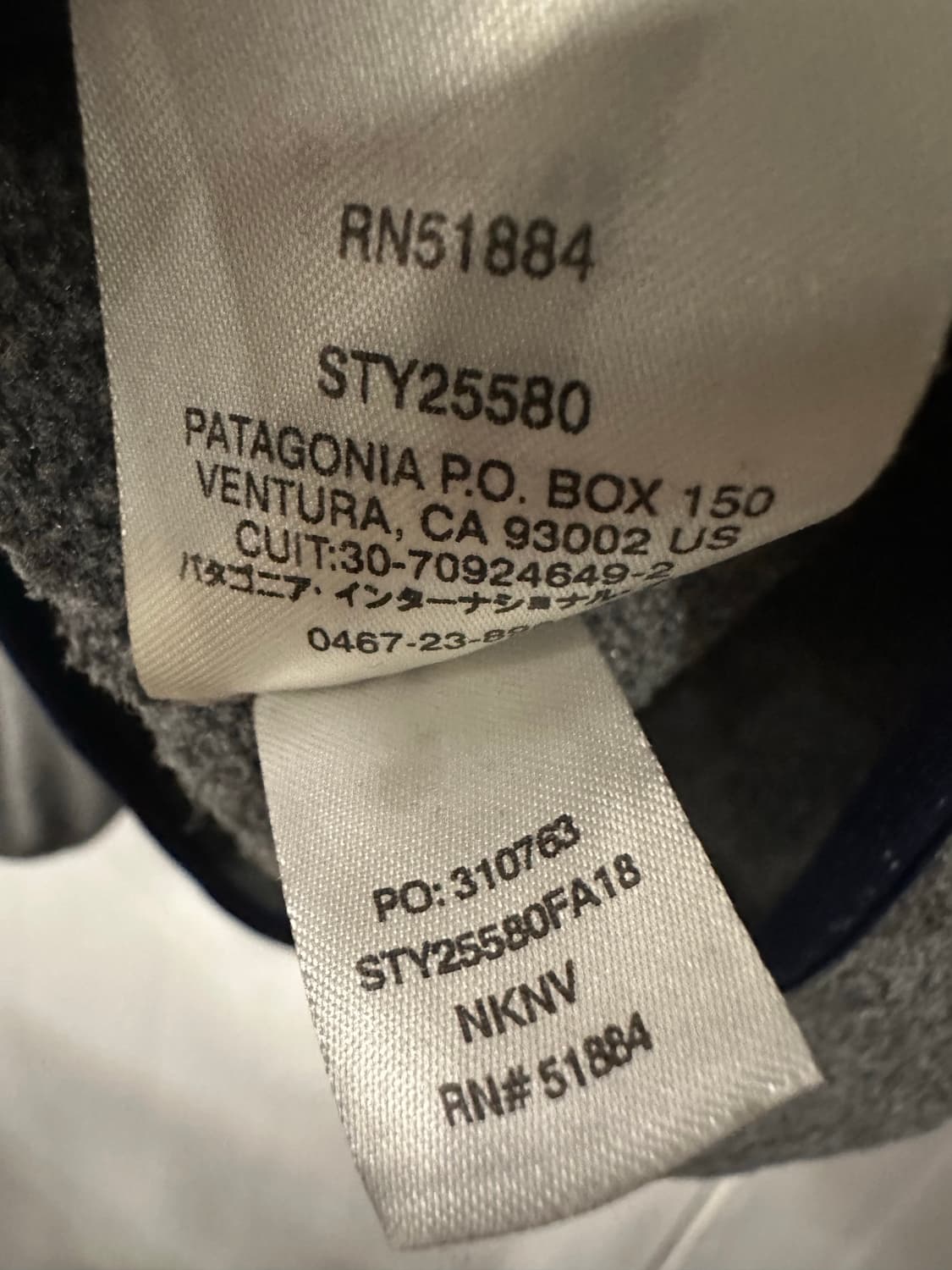 XXL)파타고니아 신칠라 니켈그레이 상품이미지3