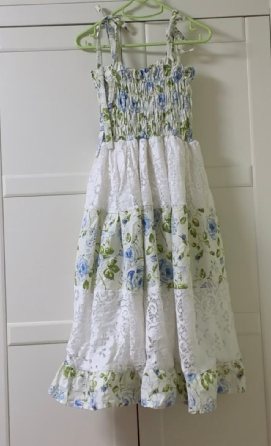 대대장 모리걸 패치워크 원피스 판매 코코모리 상품이미지1