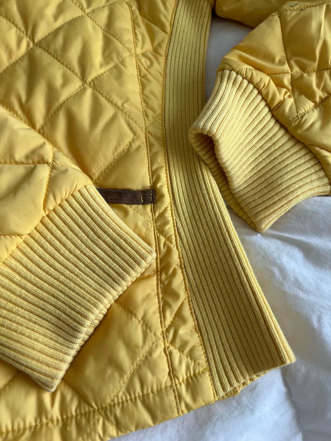 랄프로렌 스포츠 옐로우 퀼팅 밤버 자켓 상품이미지9