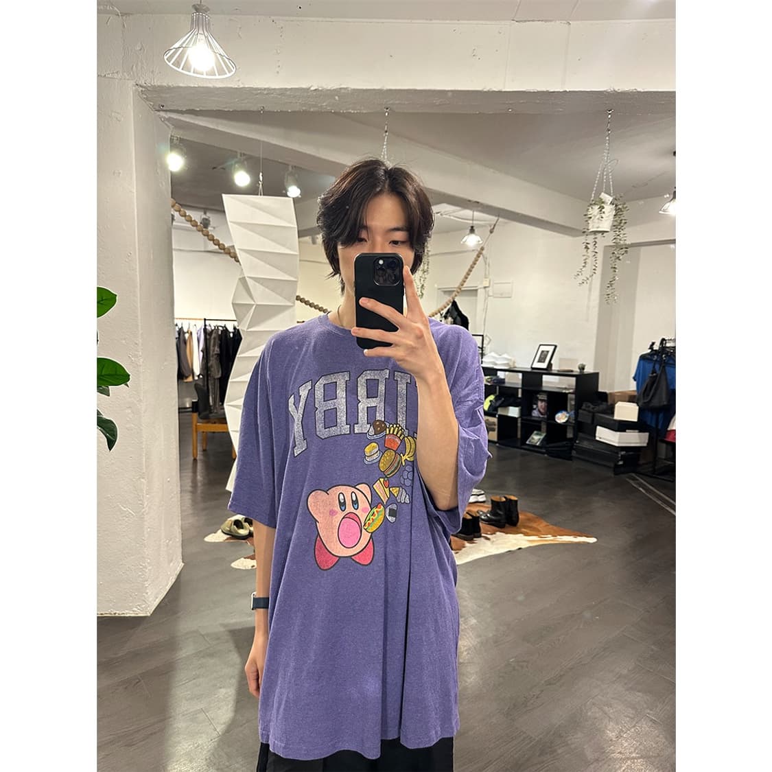 빈티지 그래픽 티셔츠 (별의커비) 상품이미지3