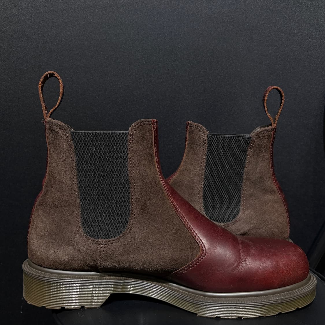 닥터마틴 스웨이드 배색 첼시 부츠 상품이미지3