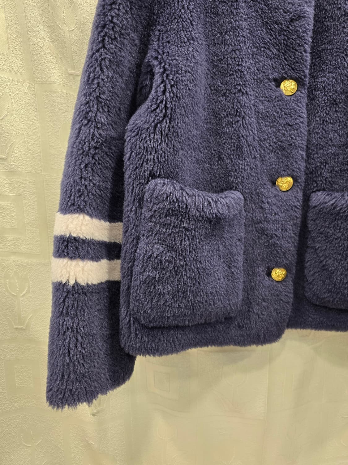 양털 자켓 M (66) 네이비 상품이미지4