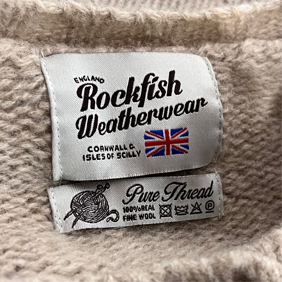 [55] 락피쉬 웨더웨어 100% 파인 울 니트 가디건  상품이미지6