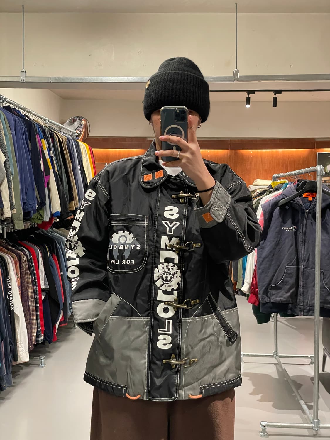 빈티지 올드스쿨 파이어맨 자켓 상품이미지1