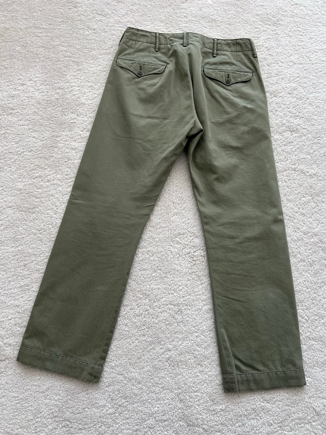 더블알엘 오피서 치노 카키 상품이미지3