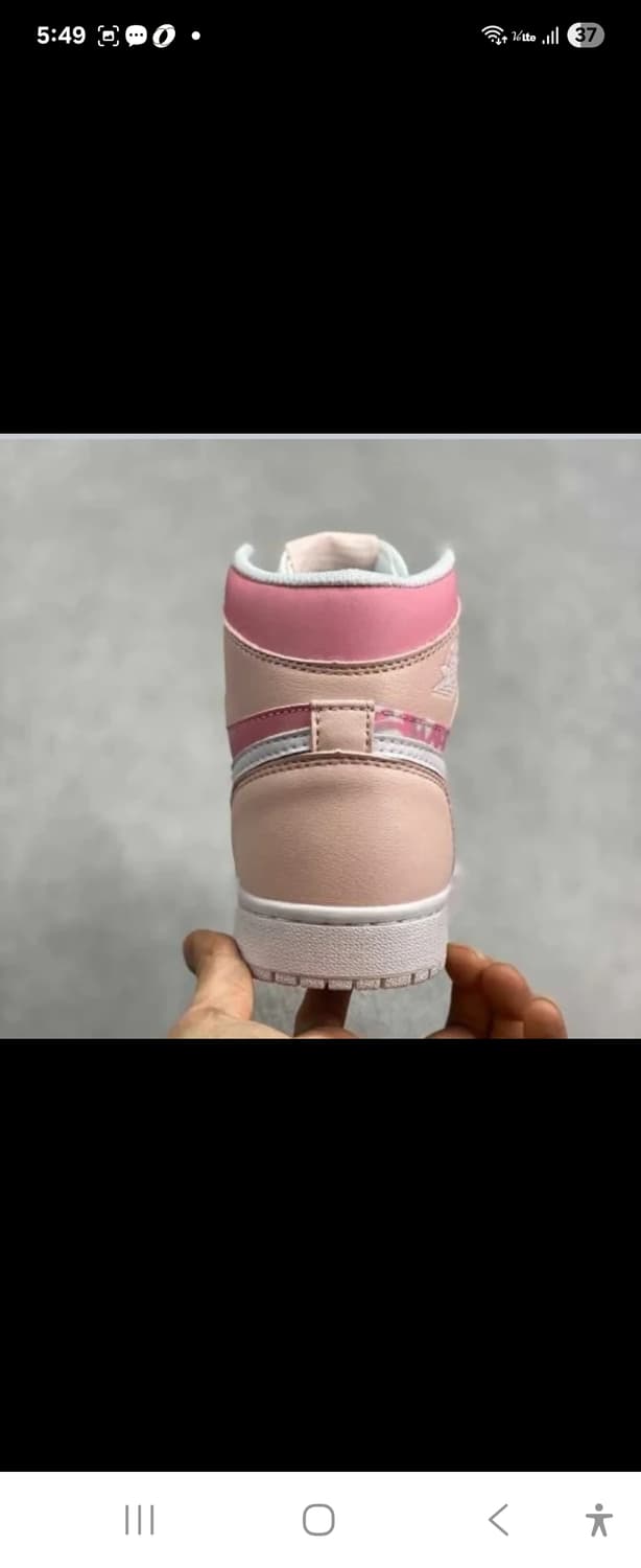 '초리미티드에디션'(협의)디올×나이키 에어조던 1 하이 핑크 디올 콜라보 상품이미지4