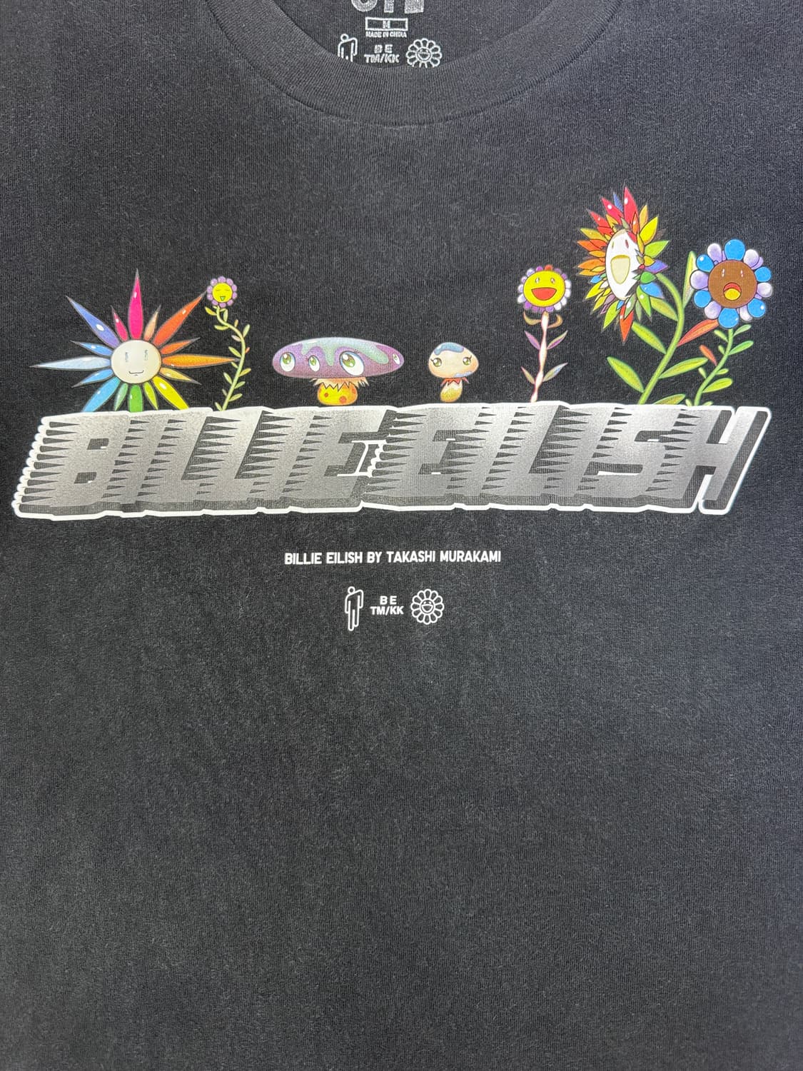 유니클로 x 빌리아일리시 x 무라카미 타카시 UT 블랙 M 상품이미지3