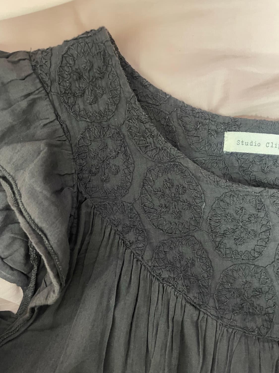 빈티지 프릴 상의 상품이미지2